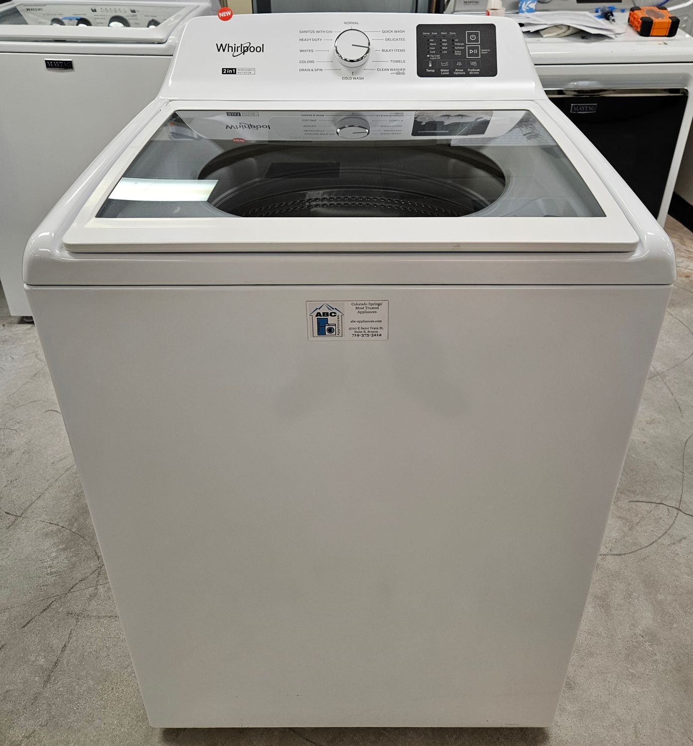 NEW! Whirlpool Top Load Washer (4.3cu.ft.)