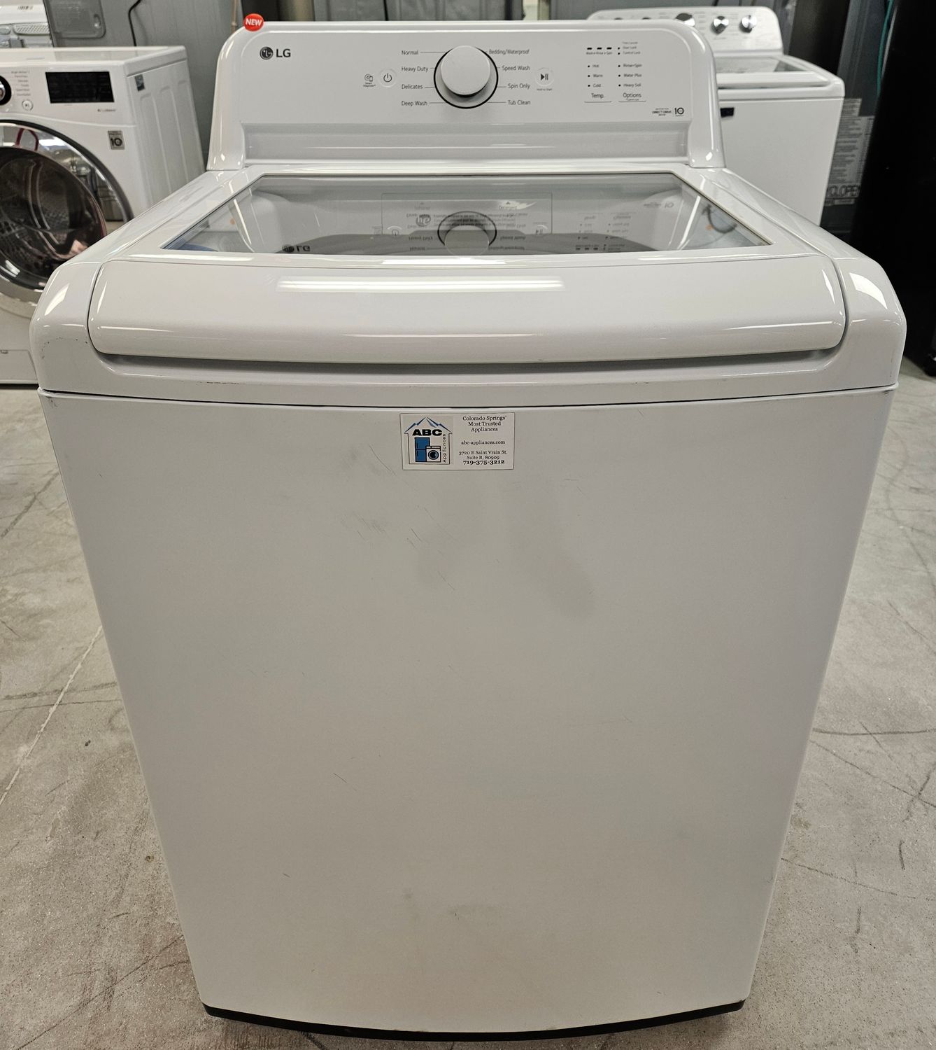 NEW! LG Top Load Washer (4.3cu.ft.)