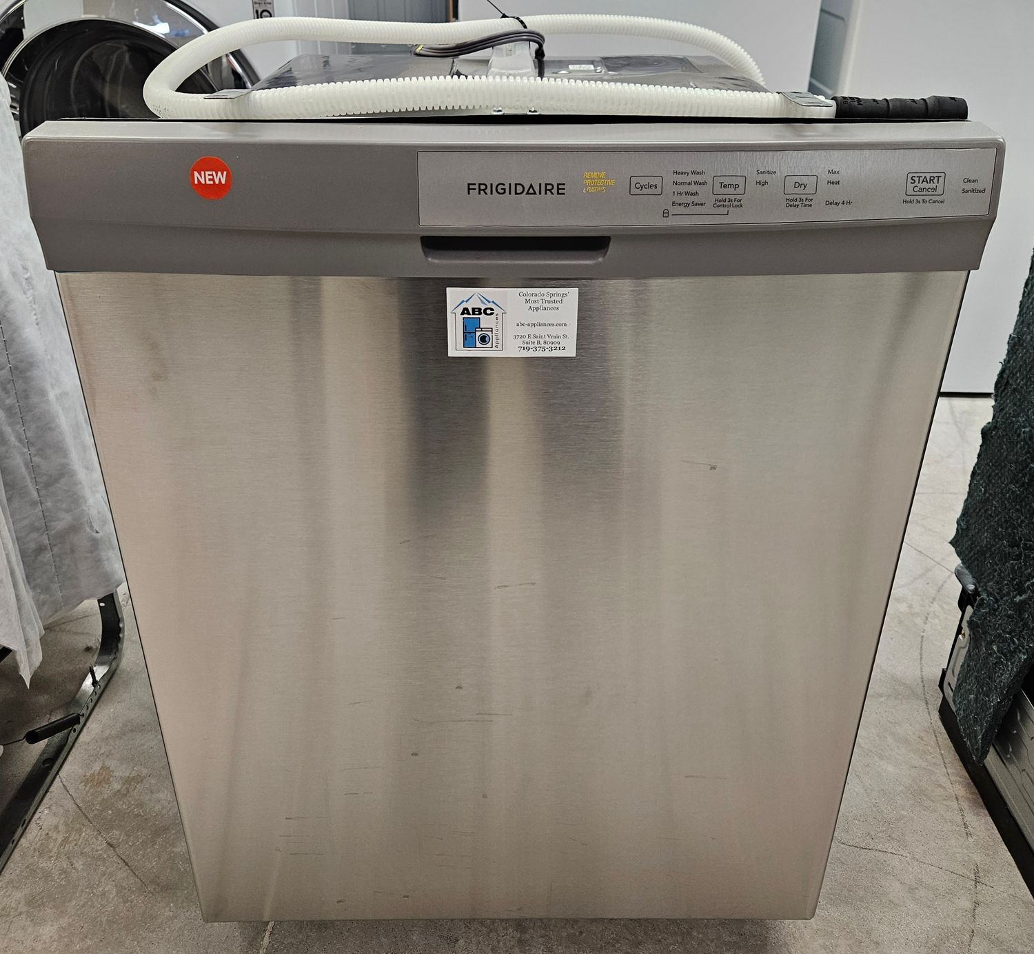 NEW! 24" Frigidaire Stainless Steel Built-In Electric Dishwasher