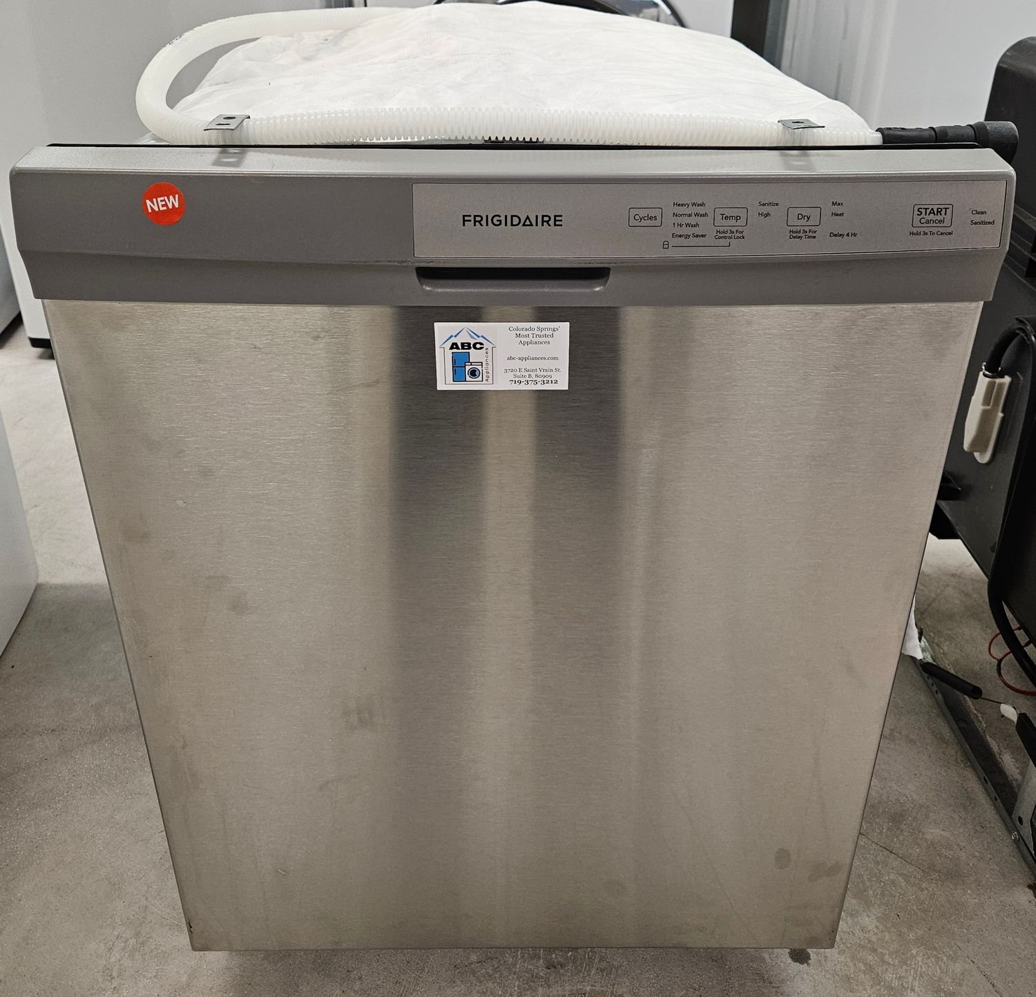 NEW! 24" Frigidaire Stainless Steel Built-In Electric Dishwasher