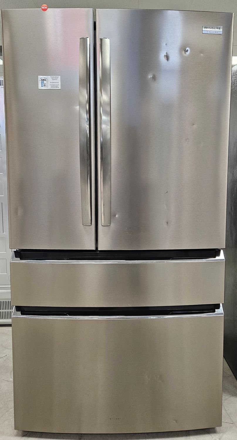 NEW! 27cu.ft. Frigidaire Gallery Standard-Depth 4-Door French Door Refrigerator in Stainless Steel
