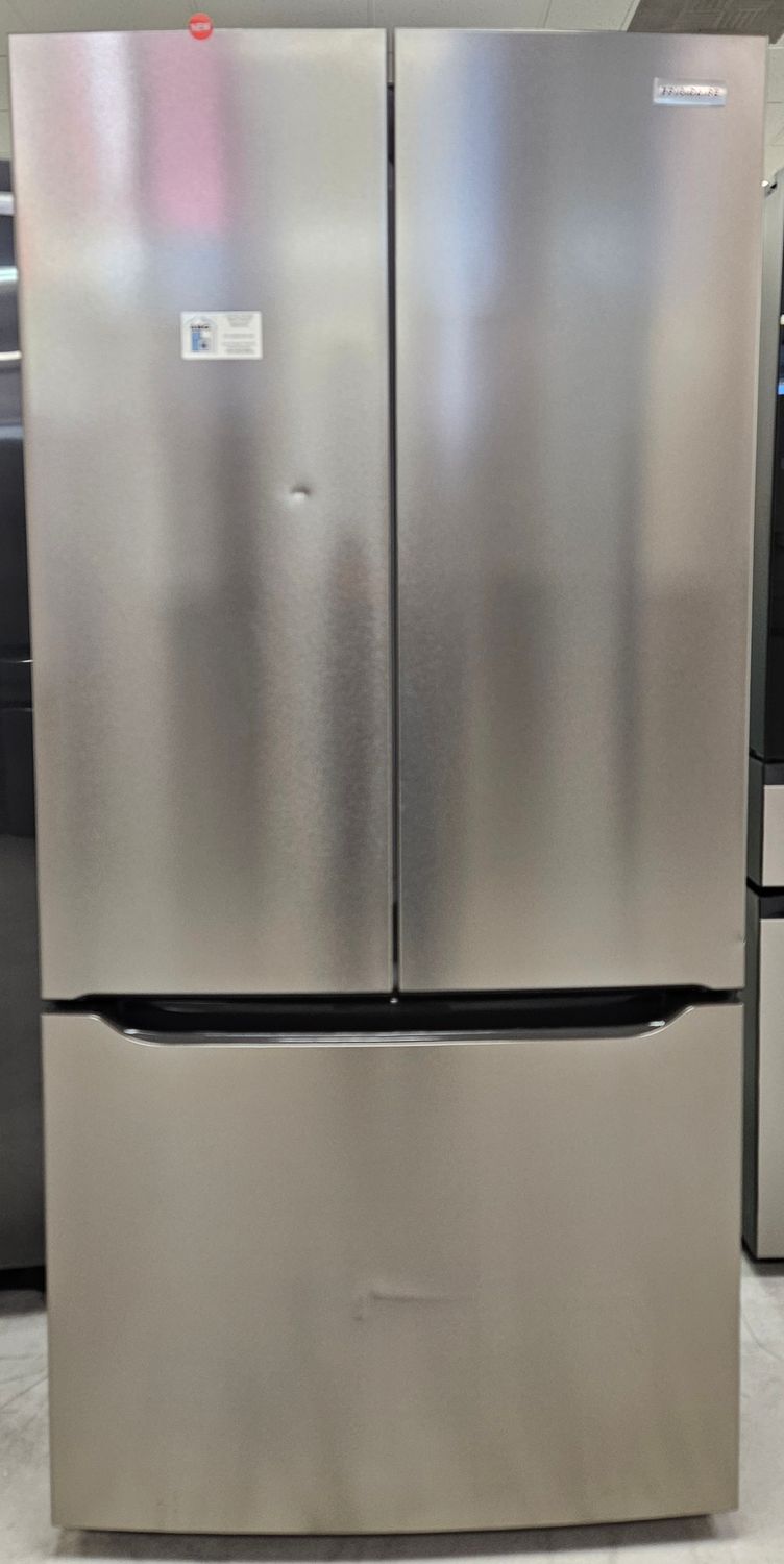 NEW! 20cu.ft. 33" Frigidaire Counter-Depth French Door Refrigerator in Stainless Steel