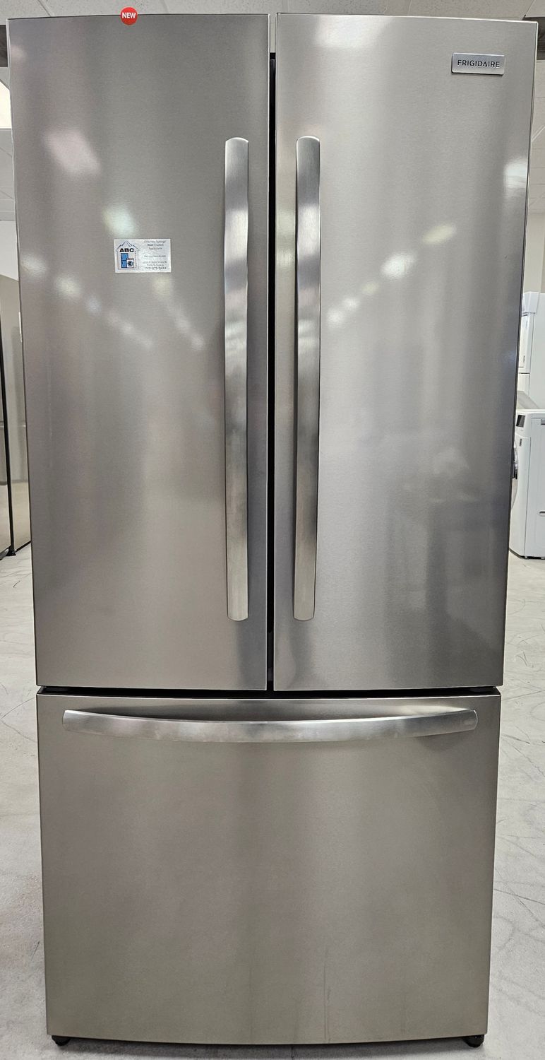 NEW! 18cu.ft. Frigidaire Counter-Depth French Door Refrigerator in Stainless Steel