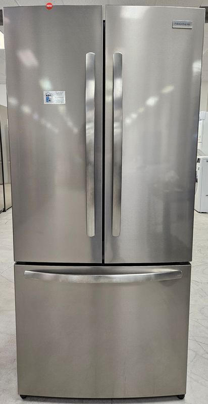 NEW! 18cu.ft. Frigidaire Counter-Depth French Door Refrigerator in Stainless Steel