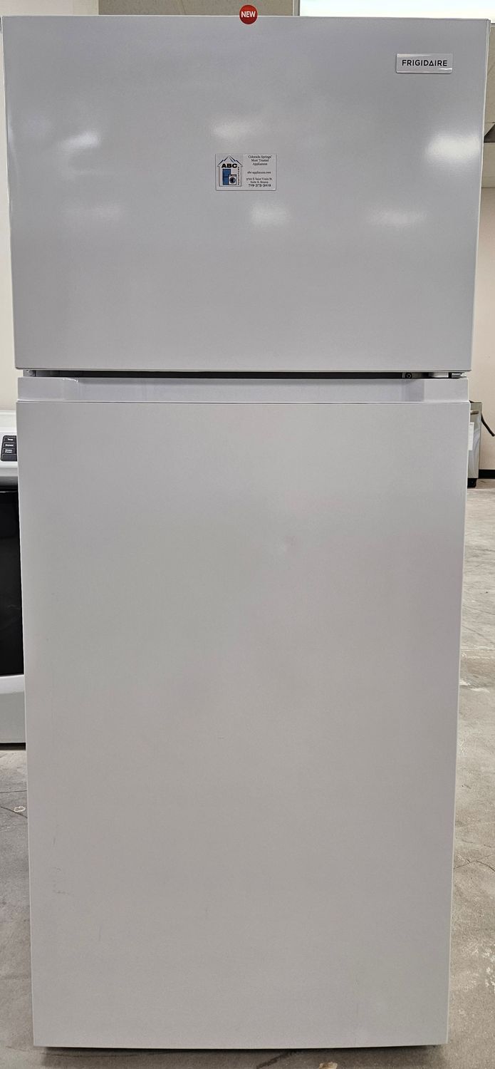 NEW! 16cu.ft. Frigidaire Counter-Depth Top Freezer Refrigerator in White