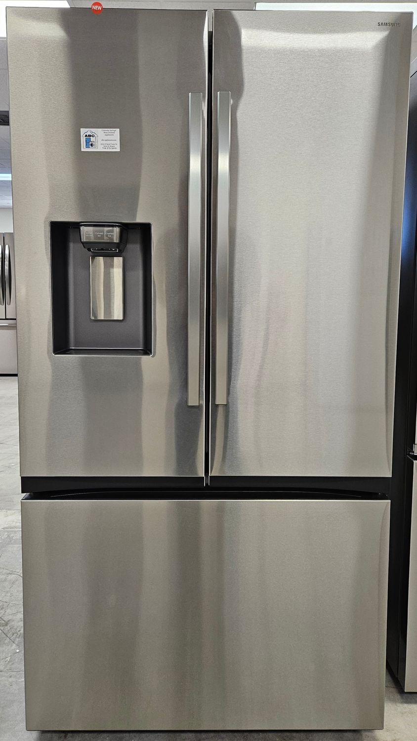 NEW! 26cu.ft. Samsung Bespoke 3-Door French Door Refrigerator in Stainless Steel