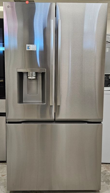 NEW! 24cu.ft. LG Counter Depth 3-Door French Door Refrigerator in Stainless Steel