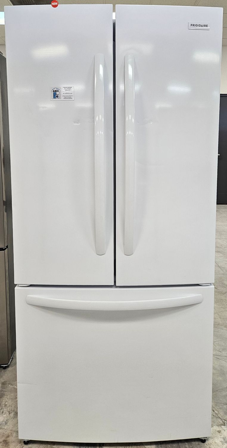 NEW! 18cu.ft. Frigidaire Counter-Depth French Door Refrigerator in White