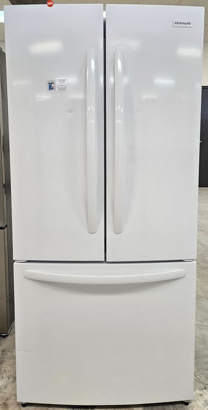 NEW! 18cu.ft. Frigidaire Counter-Depth French Door Refrigerator in White