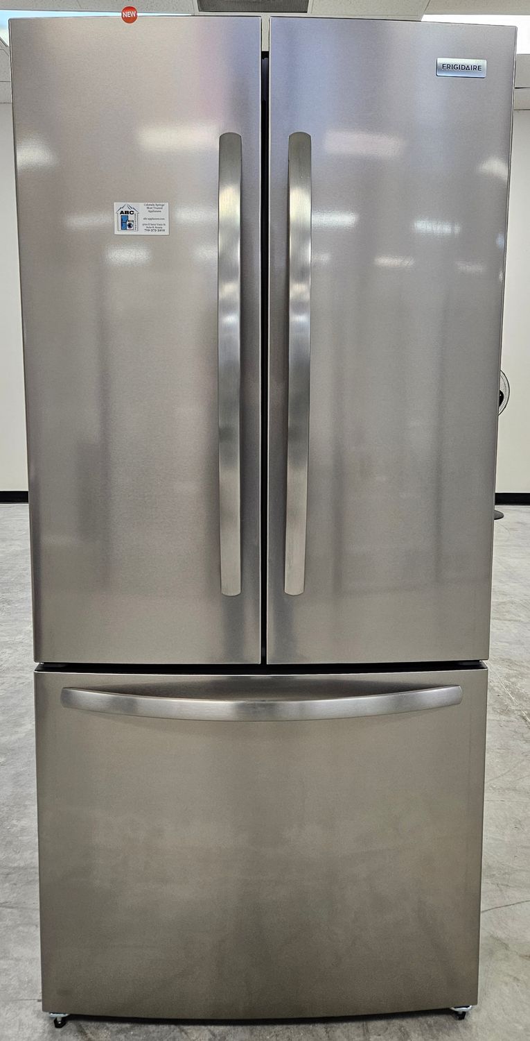 NEW! 18cu.ft. Frigidaire Counter-Depth French Door Refrigerator in Stainless Steel