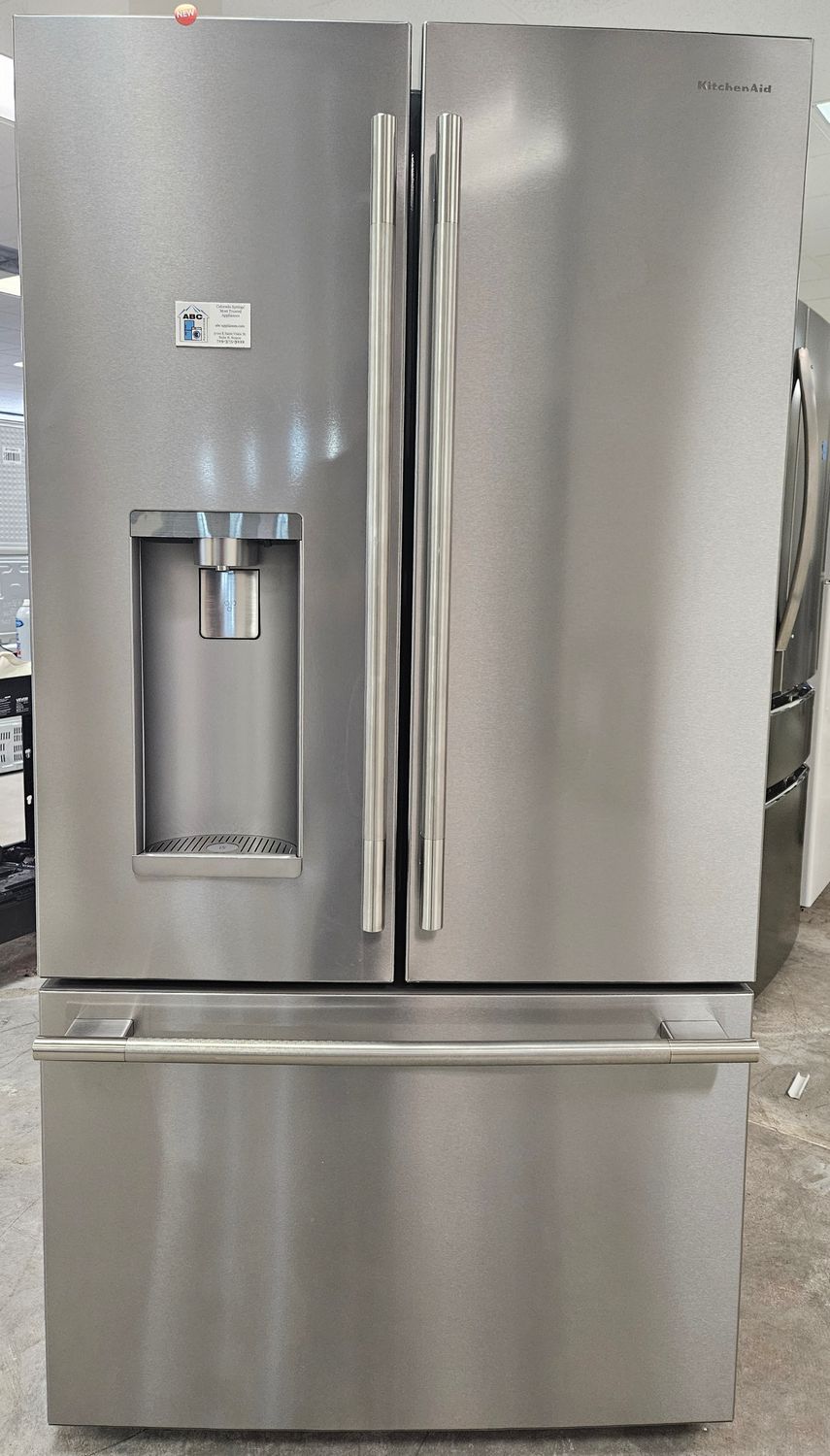 NEW! 21.3cu.ft. KitchenAid Counter-Depth French Door Refrigerator in Stainless Steel