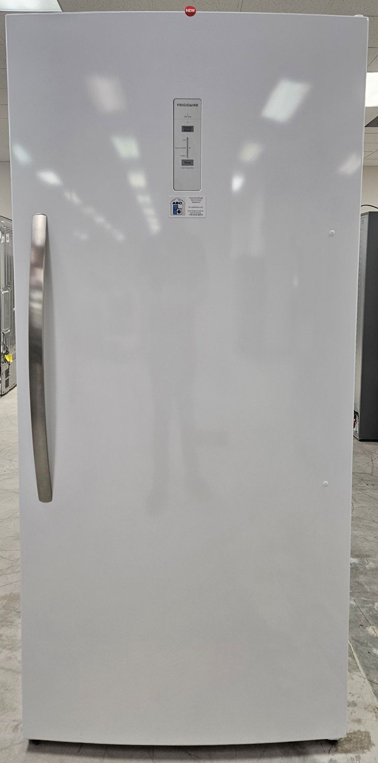 NEW! 20cu.ft. Frigidaire Garage Ready Upright Freezer in White