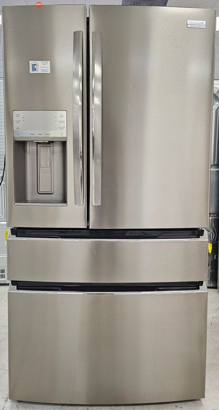 NEW! 22cu.ft. Frigidaire Gallery Counter-Depth 4-Door French Door Refrigerator in Stainless Steel
