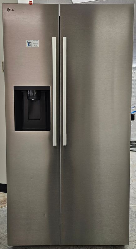 NEW! 27cu.ft. LG Standard-Depth Side-by-Side Refrigerator in Stainless Steel