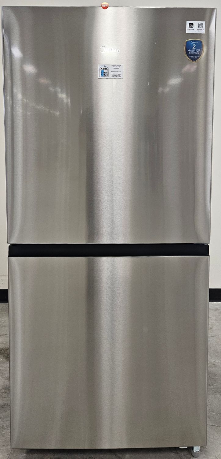 NEW! 20cu.ft. Midea 50/50 Flex 3-Way Convertible Refrigerator Freezer in Stainless Steel