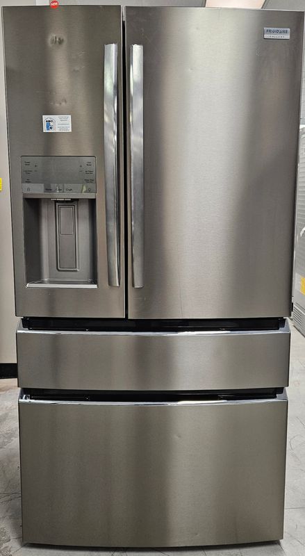 NEW! 22cu.ft. Frigidaire Gallery Counter-Depth 4-Door French Door Refrigerator in Stainless Steel