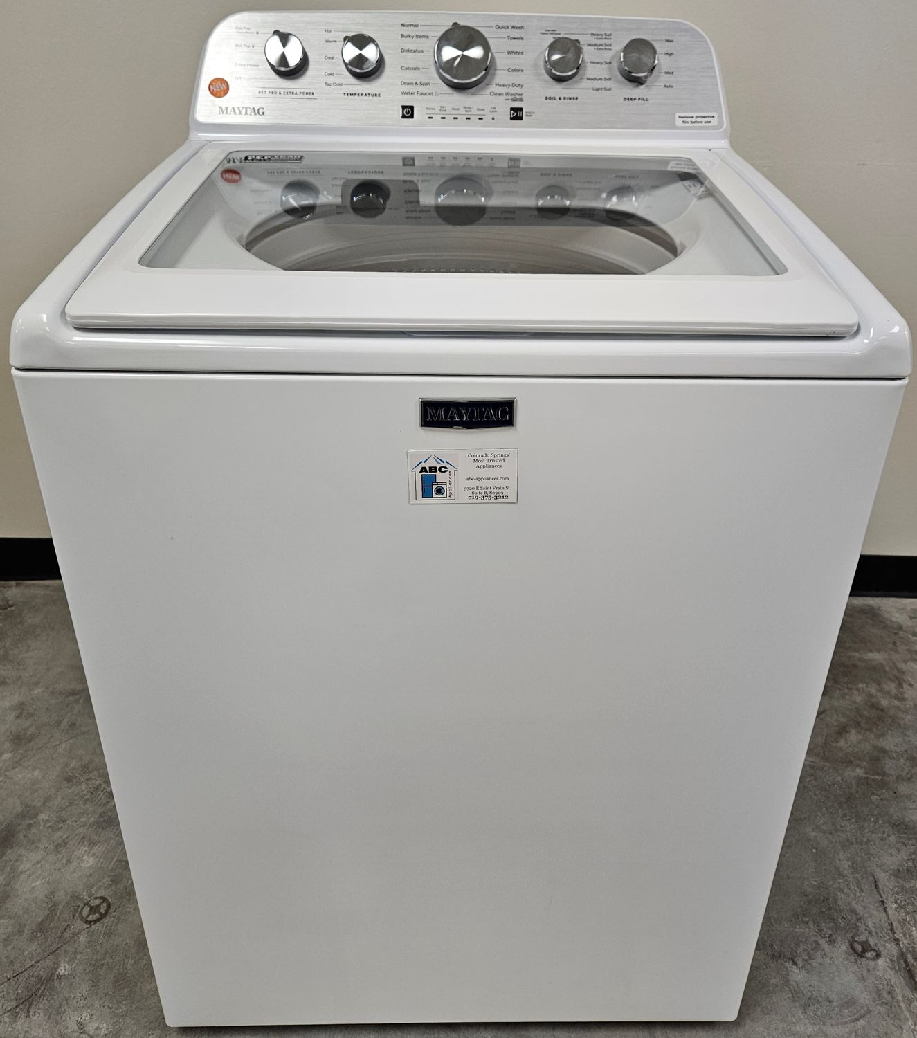 NEW! Maytag Top Load Washer (4.7cu.ft.)