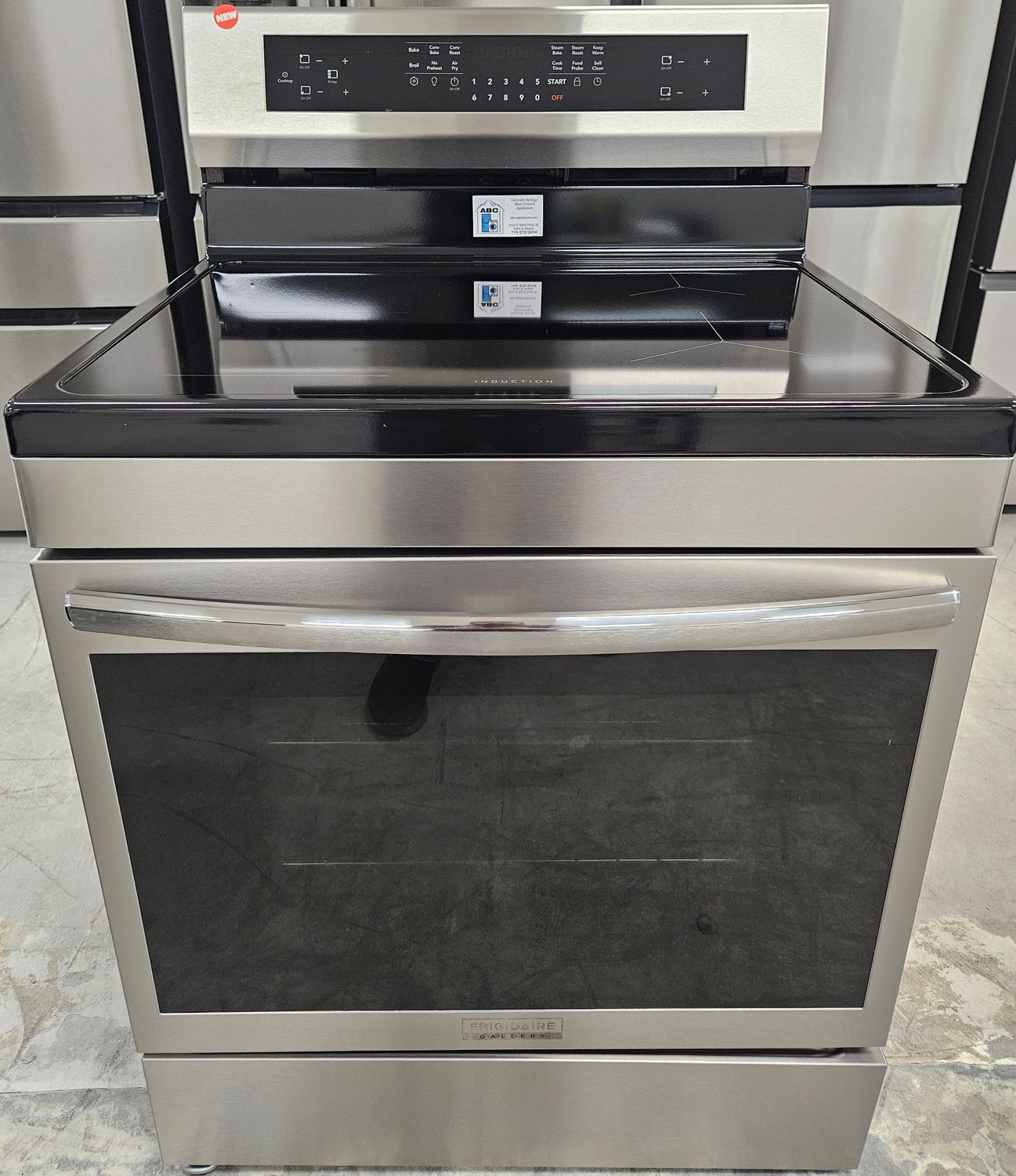 NEW! 30in Frigidaire Gallery Induction Range in Stainless Steel