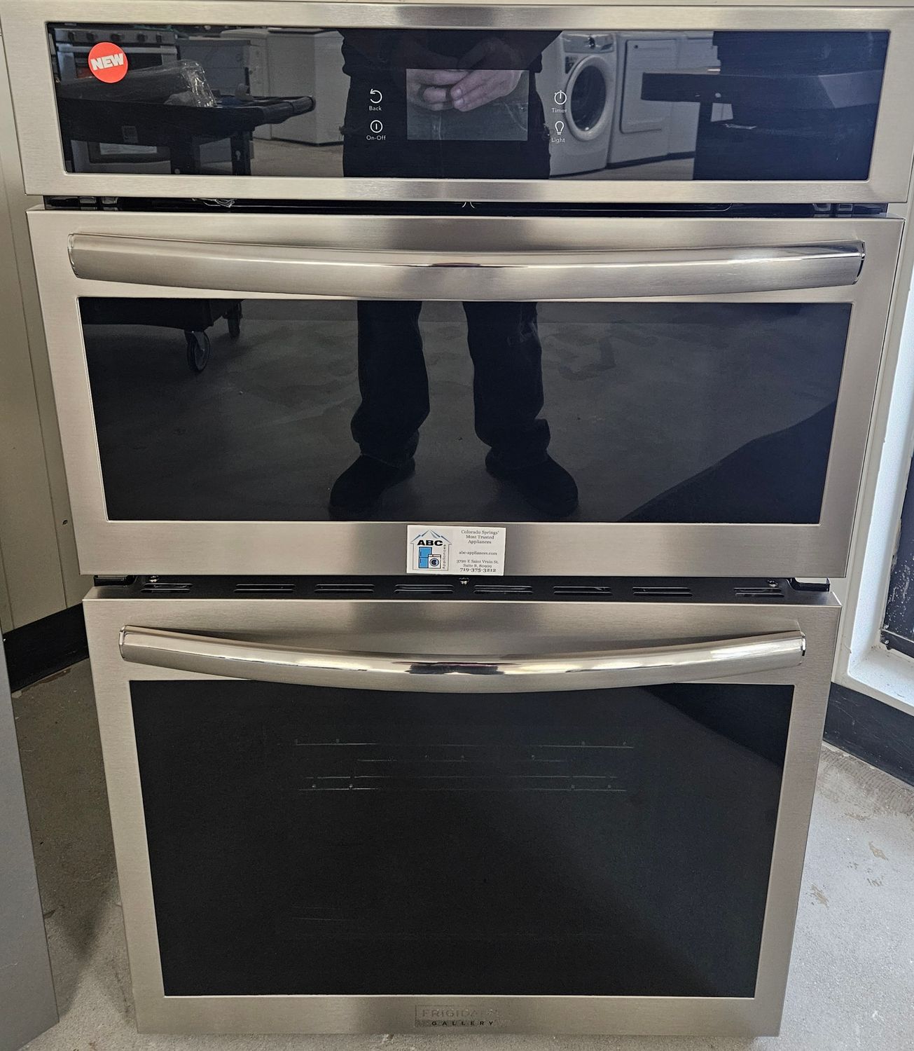 NEW! 27" Frigidaire Gallery Electric Wall Oven/Microwave Combo in Stainless Steel