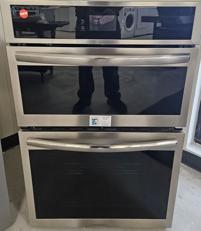 NEW! 27" Frigidaire Gallery Electric Wall Oven/Microwave Combo in Stainless Steel