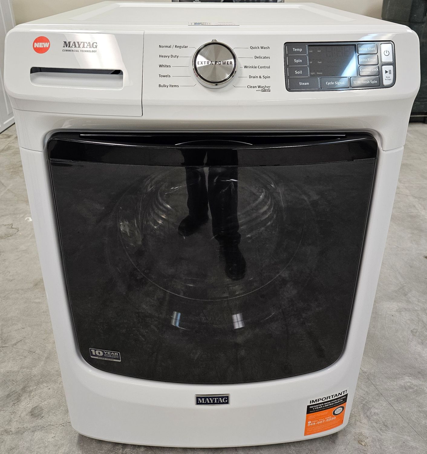 NEW! Maytag Front Load Washer (4.5cu.ft.)