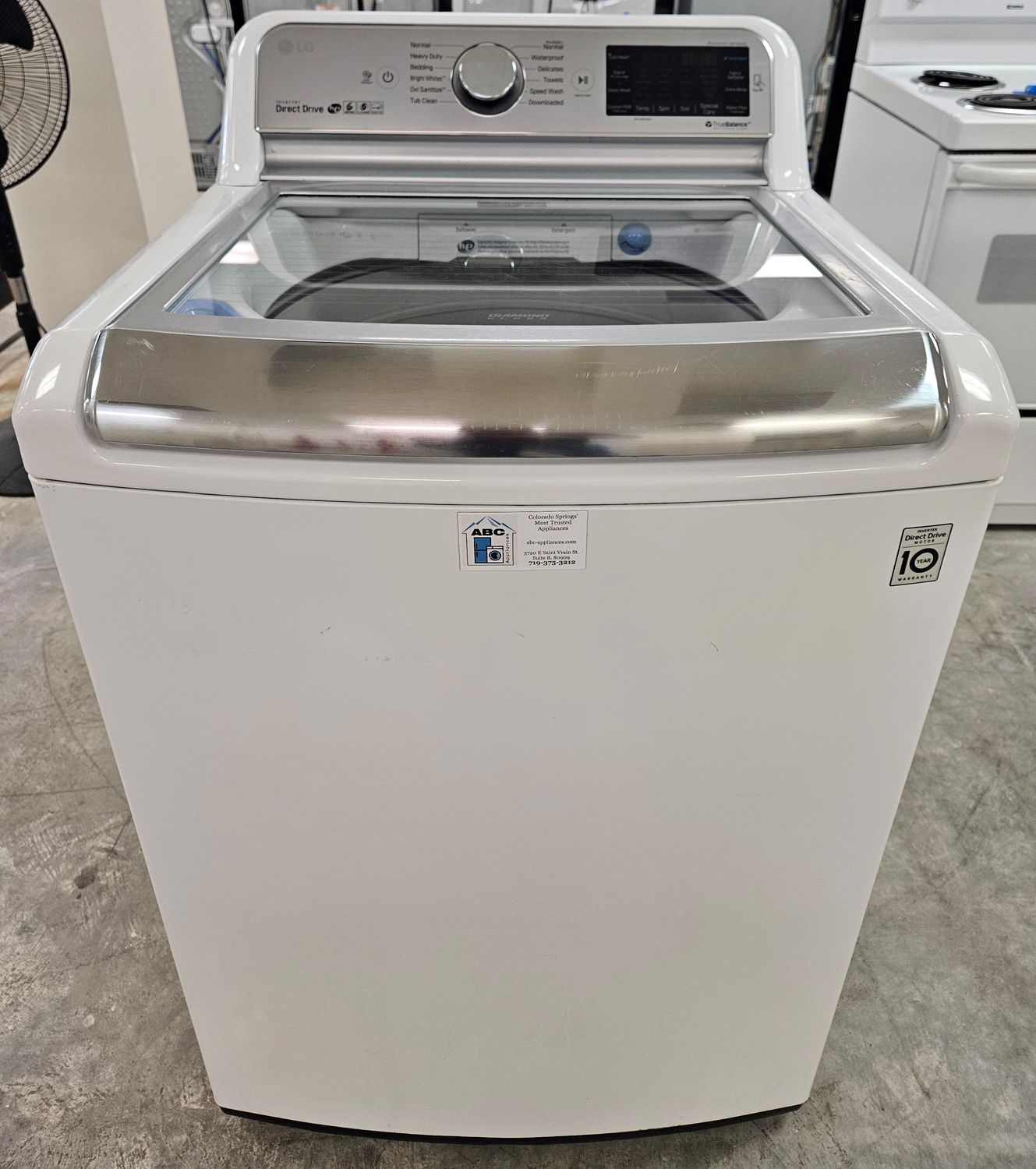 USED LG Top Load Washer (5.2cu.ft.)