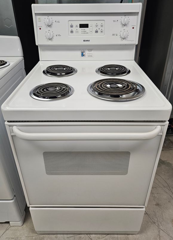 USED 24in Kenmore 4-Burner Coil-Top Range in White