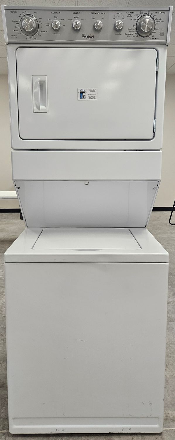USED Whirlpool 27" Electric Laundry Center (2.7cu.ft. Washer and 5.9cu.ft. Dryer)