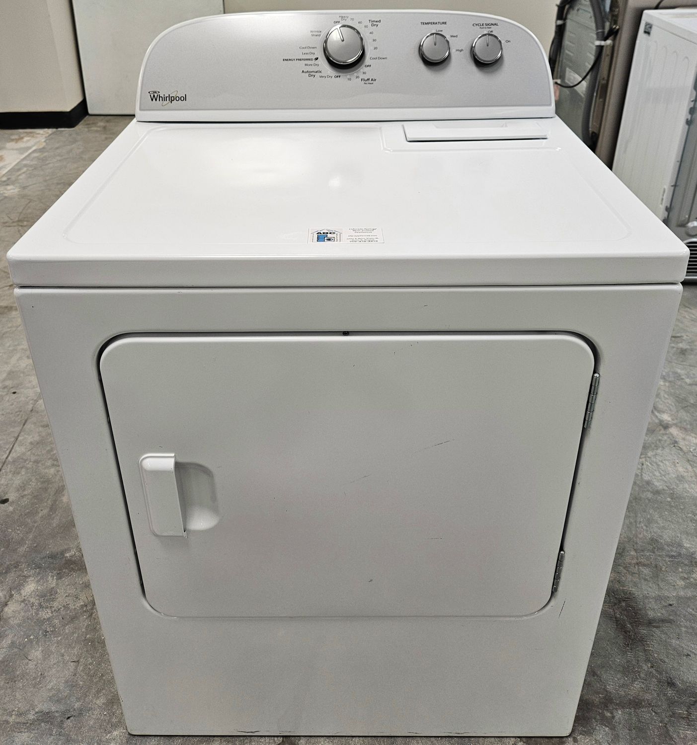 USED Whirlpool Heavy Duty Large Capacity Electric Dryer (7.0cu.ft.)