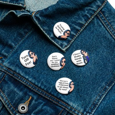 Buttons, Patches, and Stickers