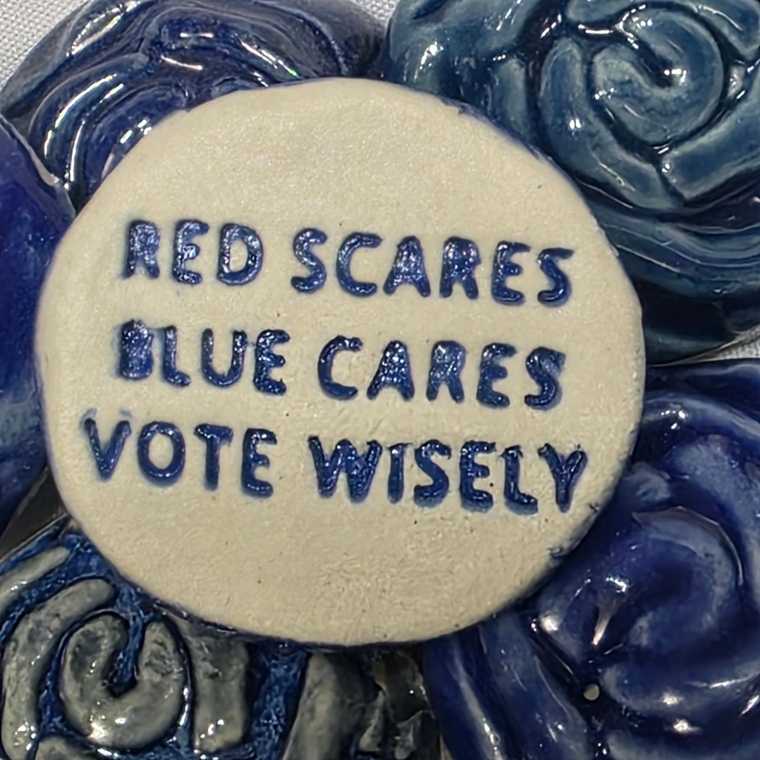 Red Scares Blue Cares Vote Wisely