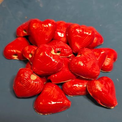 Strawberry garden rocks