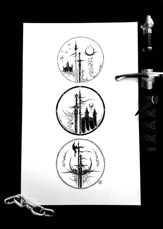 VTO Orbs Poster Print