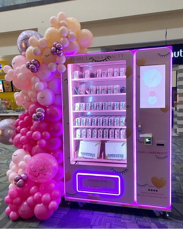 Custom Vending Machine With Lights