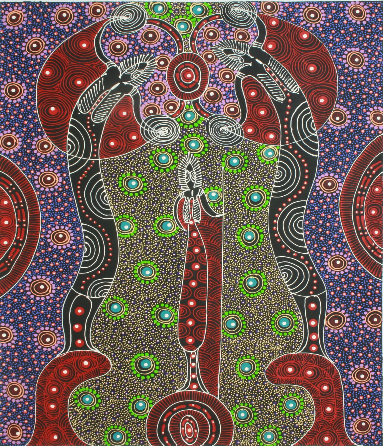Dreamtime Sisters, 2011 by  Colleen Wallace Nungarrayi 100x80cm 14182CW