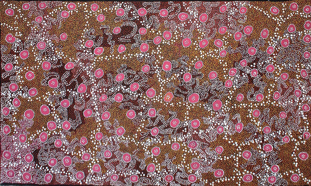 Wataki 1998 by Polly Napangardi Watson 150x90cm 3124PWN Wataki 1998 by Polly Napangardi Watson 150x90cm 3124PWN