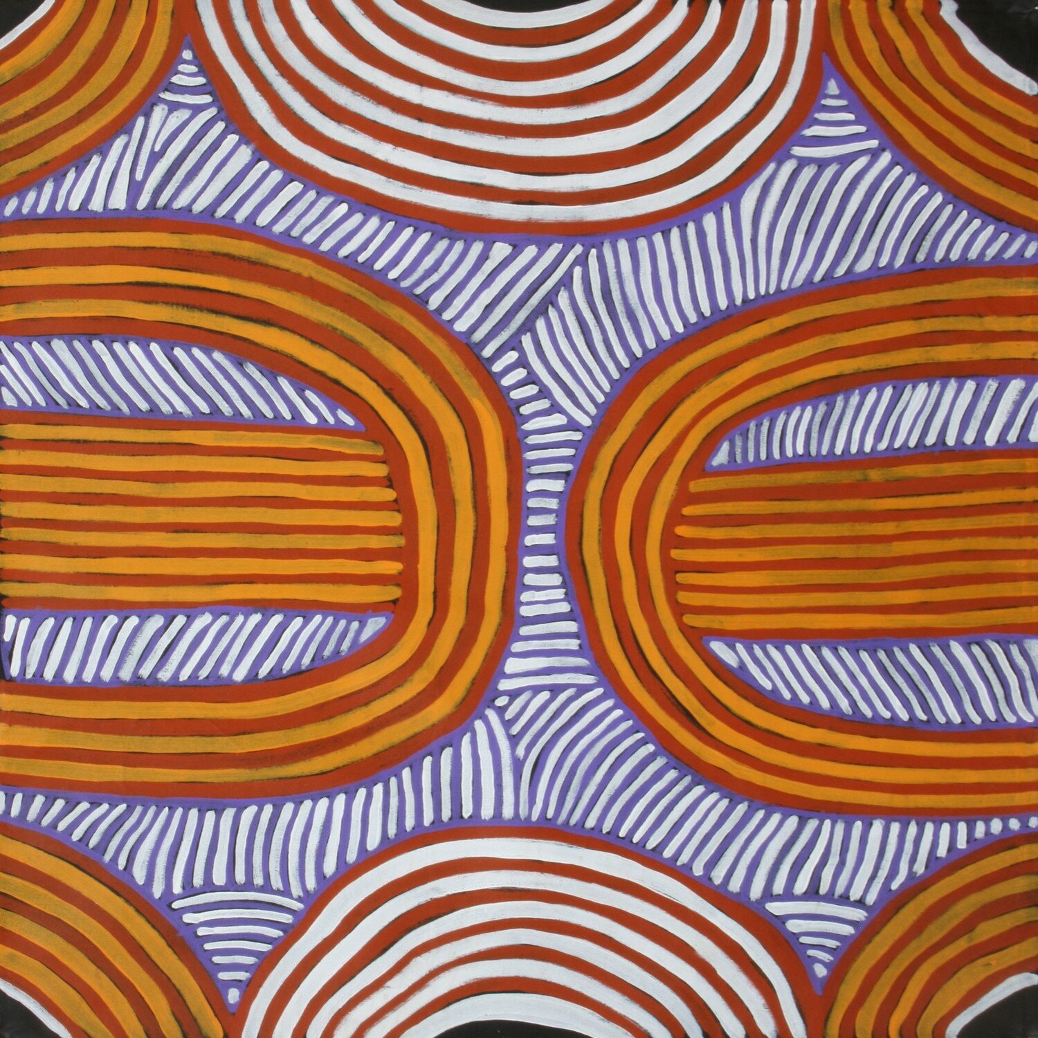 Body Paint for Women's Ceremony 2000 by Ada Bird 91x91cm