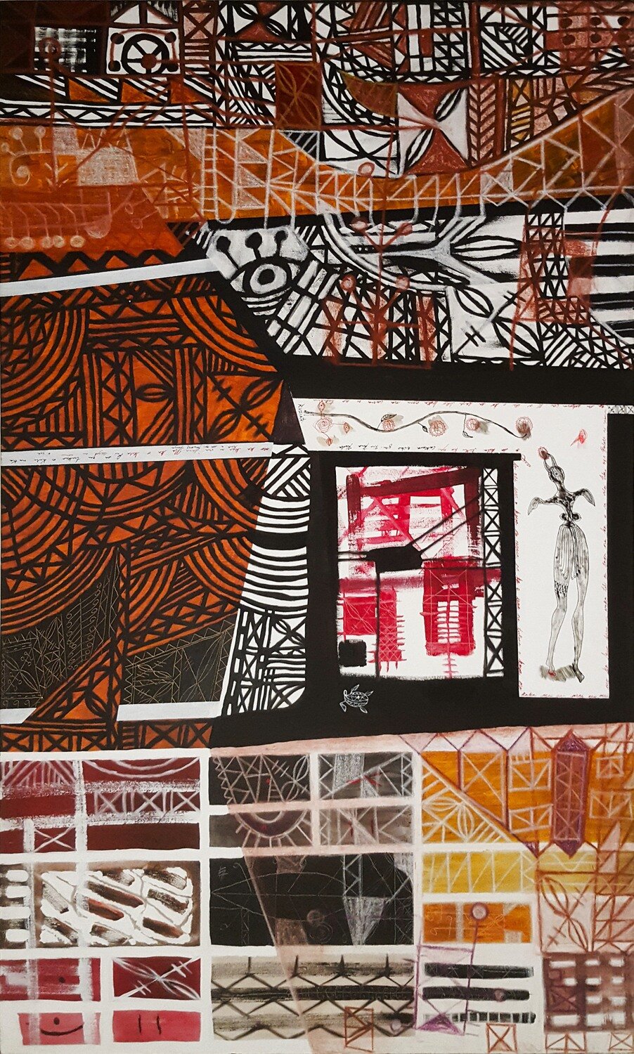 Changing World, 2006 by Rusiate Lali 152x91cm