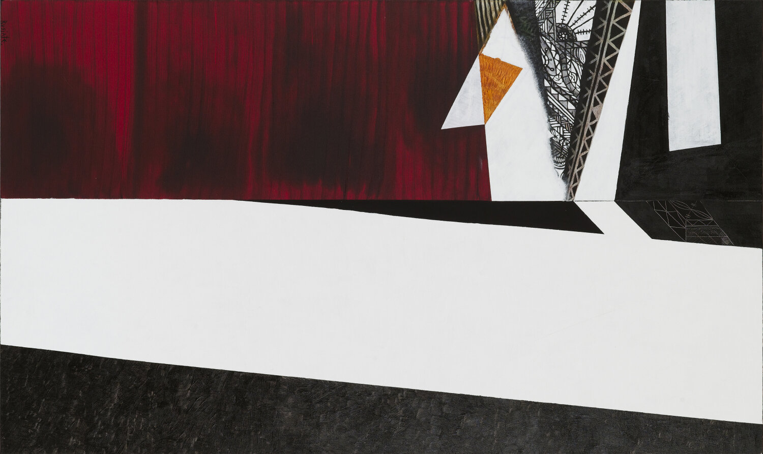 Mine Tunnel, 2006 by Rusiate Lali 91x152cm Cat 10341RB