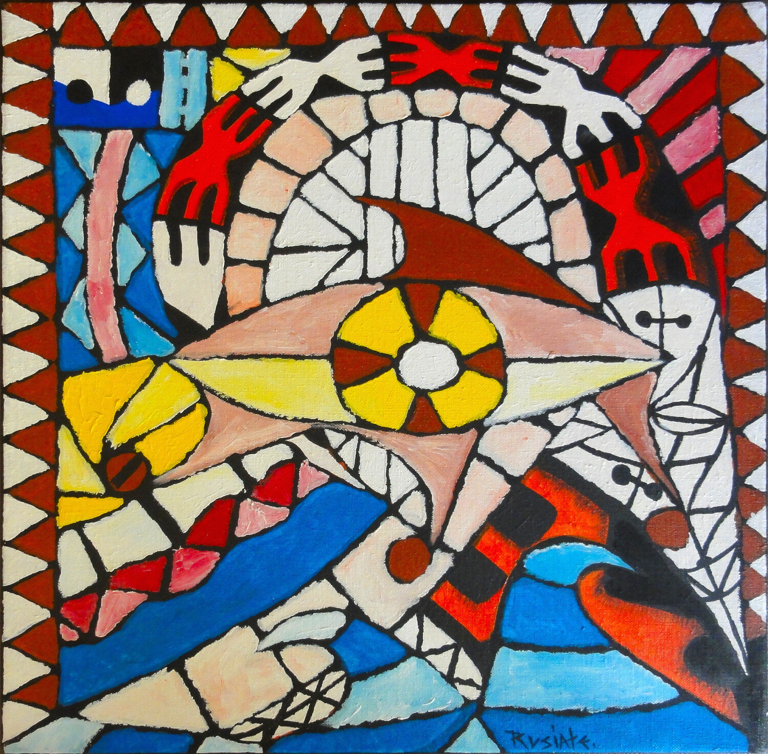Takeinivula Creation Story Series - The Circle of Life (2002) by Rusiate Lali