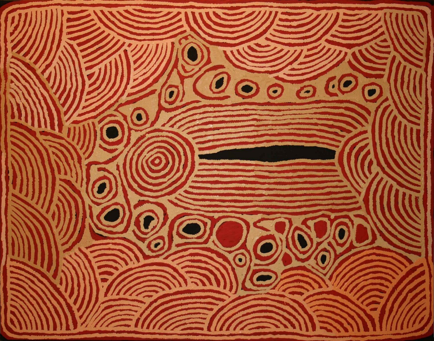 Karku (2008) by Mary Gibson Nakamarra, 152x122cm 10568MG