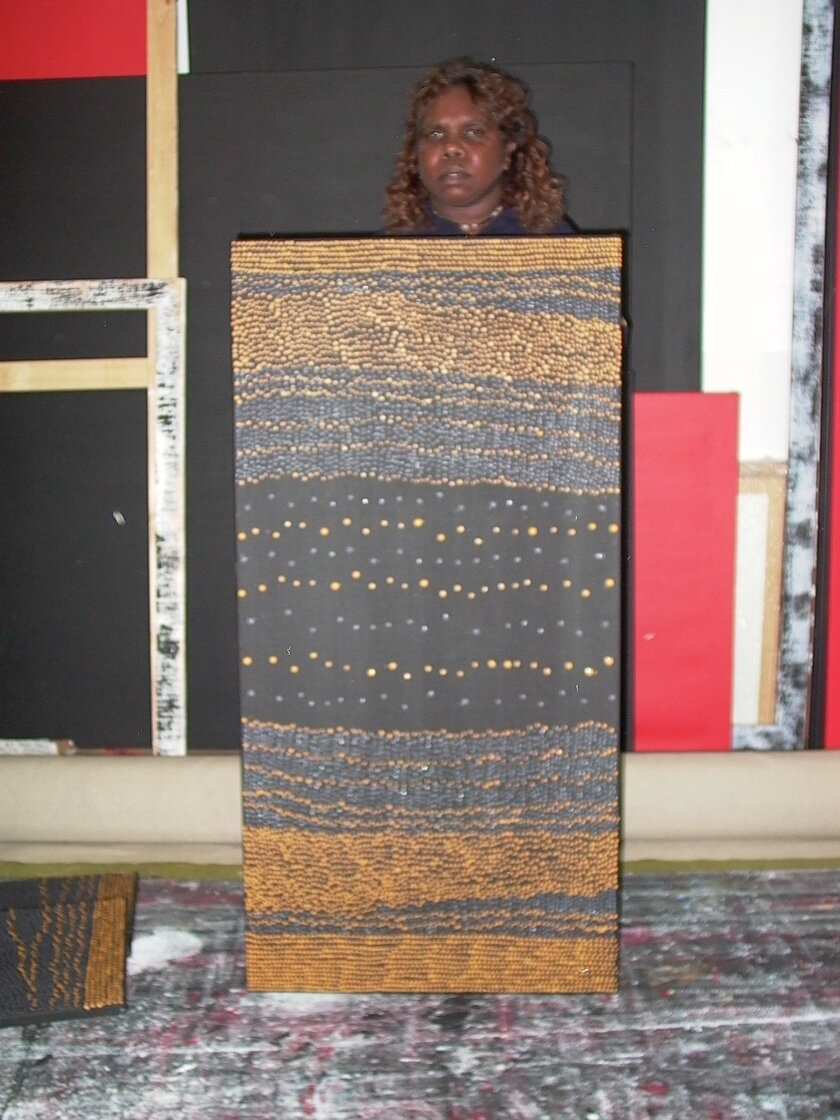 Pirlinyanu by Julie Nangala Robertson, 122x61cm 8527JR