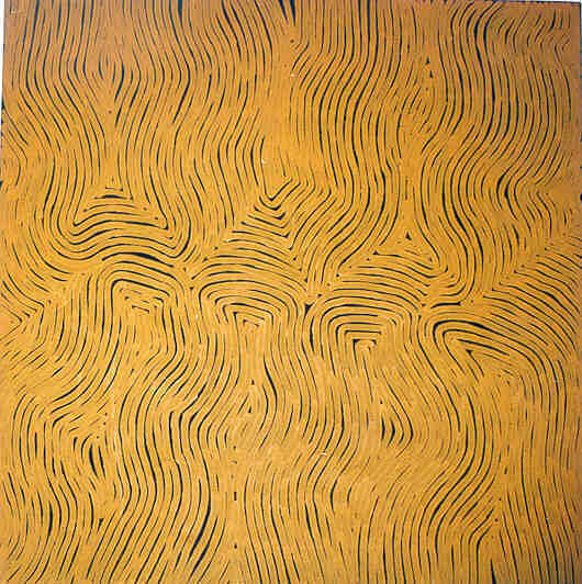 Tali - Sandhill Country, 2000 by Barbara Napangarti Reid 122x122cm Cat 4995BR