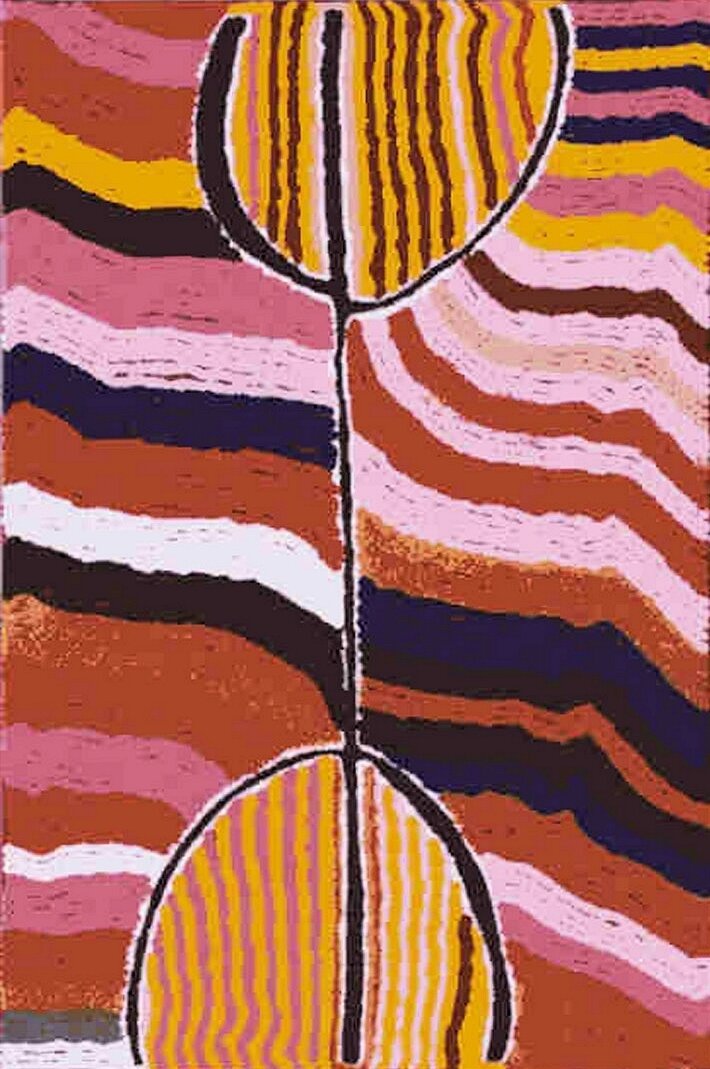 Ngalyipi 2001 by Judy Watson Napangardi 90x61cm