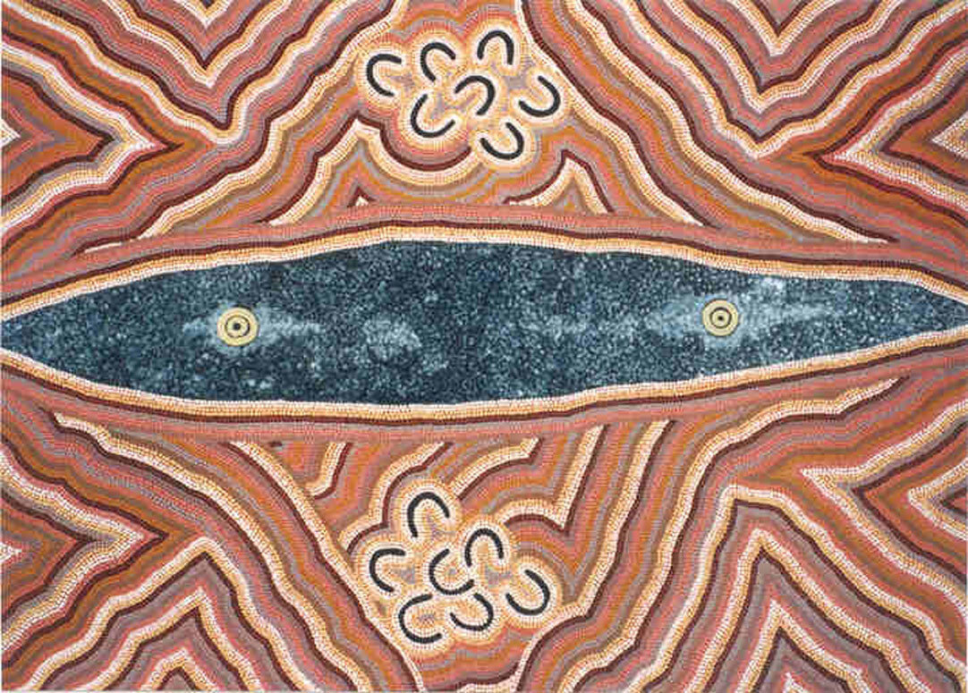 Milky Way Dreaming (1987) by Mary Dixon Nungarrayi, 172x134cm 1352MD