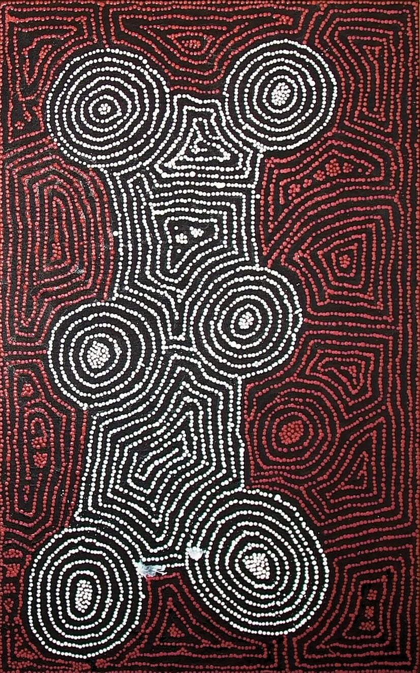 Malliera Ceremonies (2006) by Barney Campbell Tjakamarra 122x76cm 9533BC