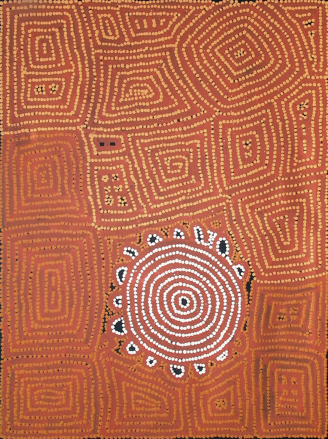 Malliera Ceremonies by Barney Campbell Tjakamarra 122x91cm 9353BC