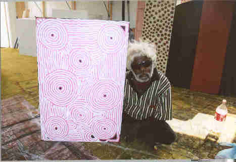 Tingari Cycle by Barney Campbell Tjakamarrra, 91 x 61cm 6803BC