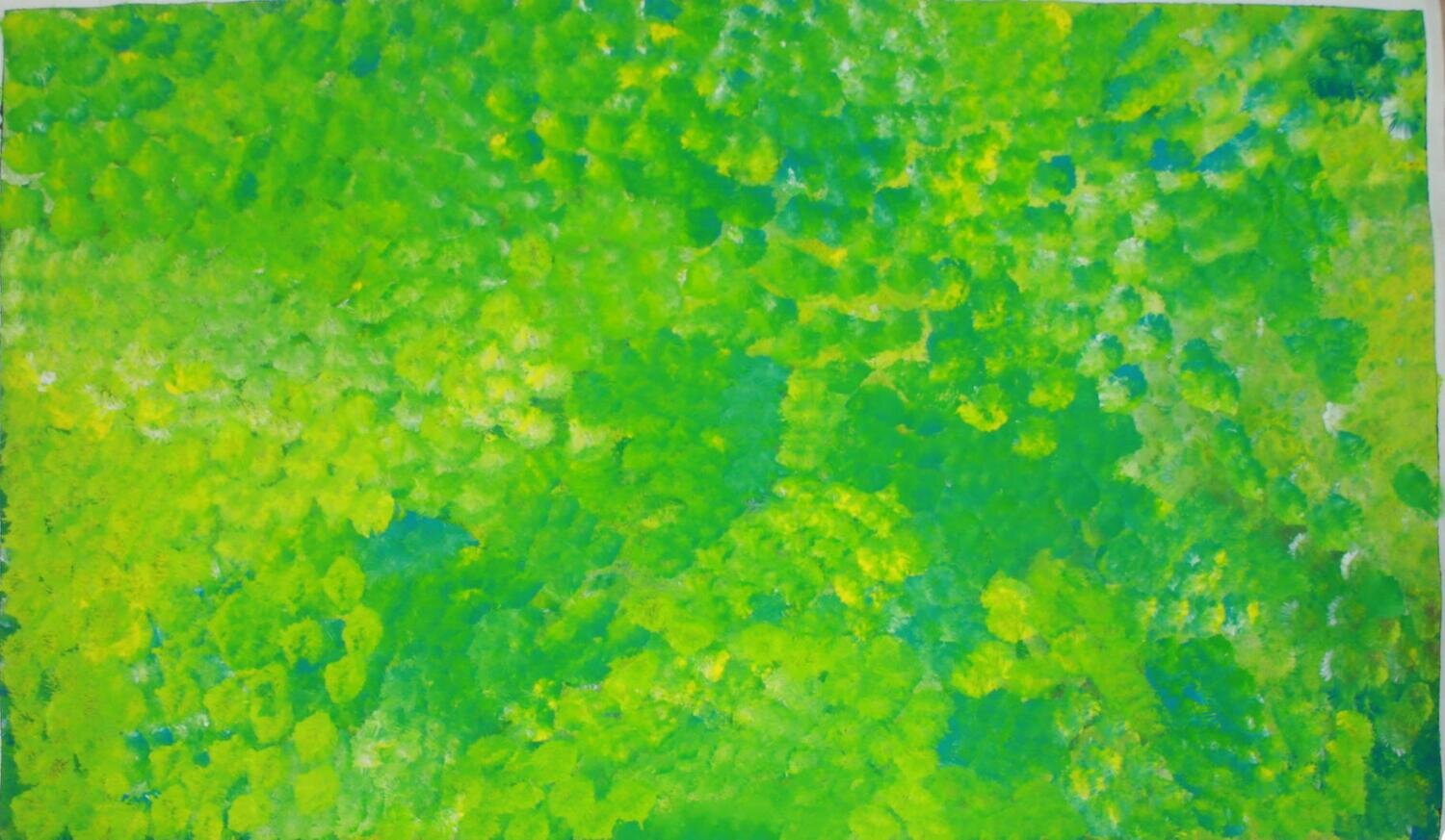 Yam Dreaming 2011 by Marilyn Golder Kngwarreye, 89x151cm