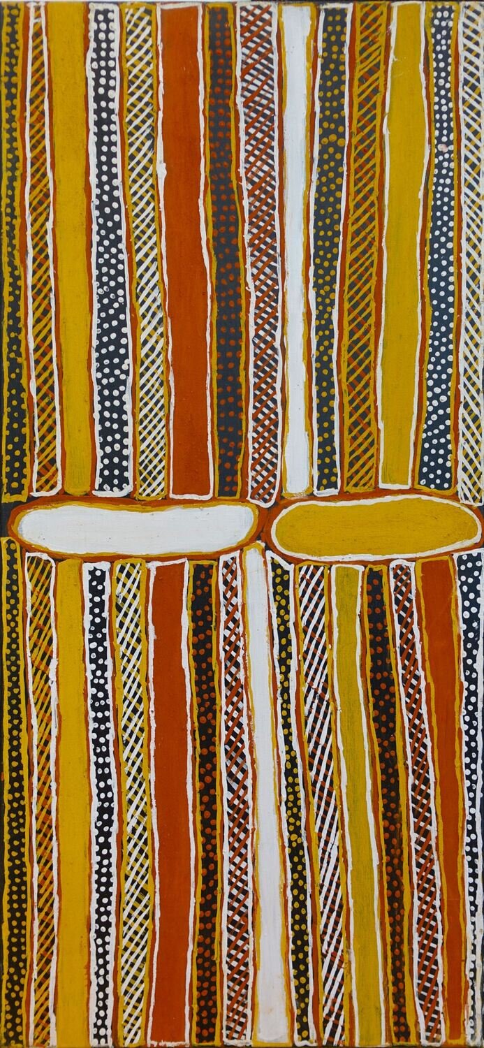 Minga, 2000 by Jean Baptiste Apuatimi 115x43cm, Cat 10440JB
